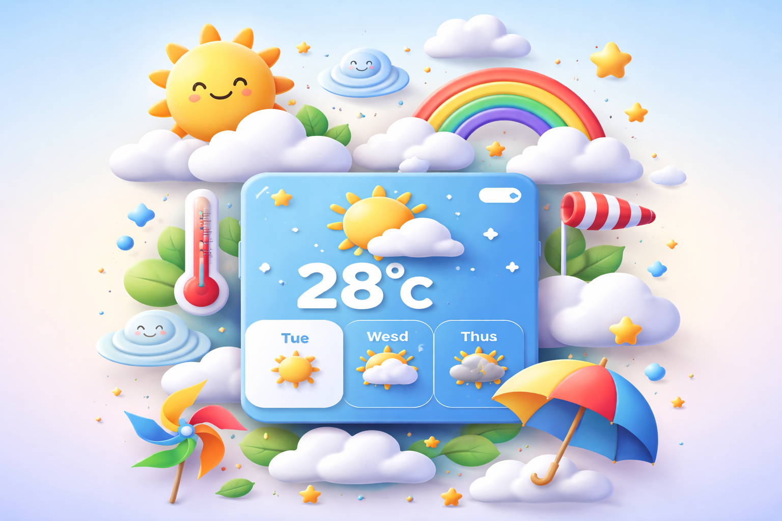 Ilustrasi info cuaca